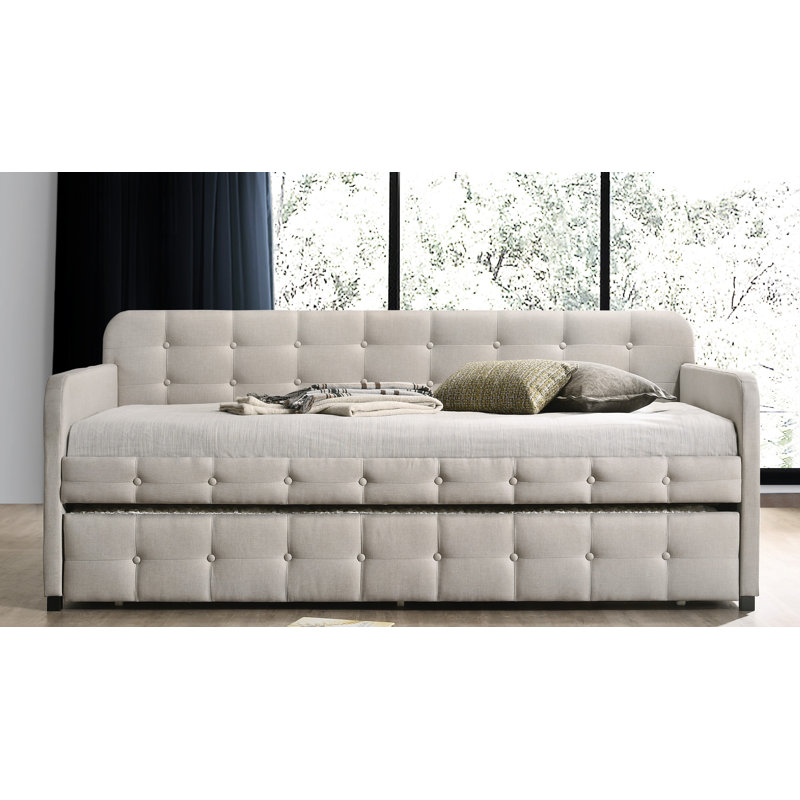 Seraphine Upholstered Daybed, Gray