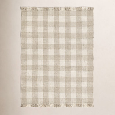 Cosette Hand-Woven Plaid Rug
