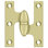 Charnière olive 2 1/2 po x 2 po Deltana OK2520U3UNL-R; Finition laiton brillant non laqué