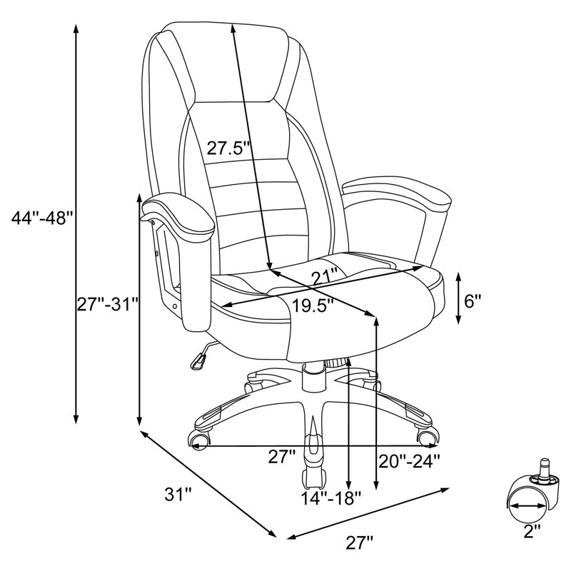 Wildon Home® Executive Chair