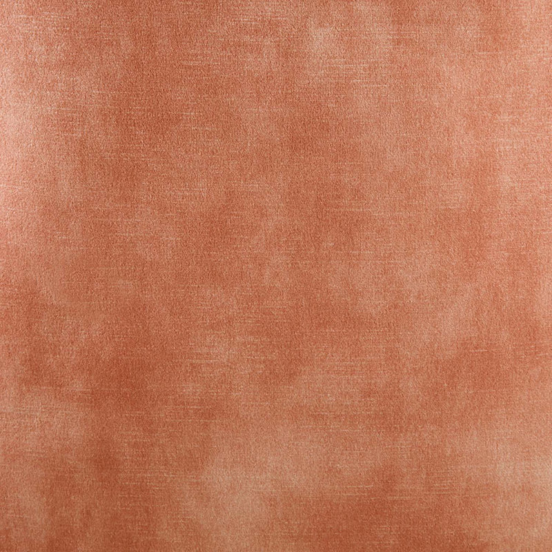 Fauteuil d'appoint Sambell, velours orange brûlé