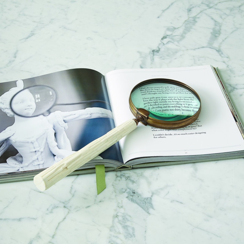 Chiseled Bone Magnifying Glass