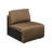 Beryl Modern Full Grain Leather Upholstered Slipper Chair-376640469