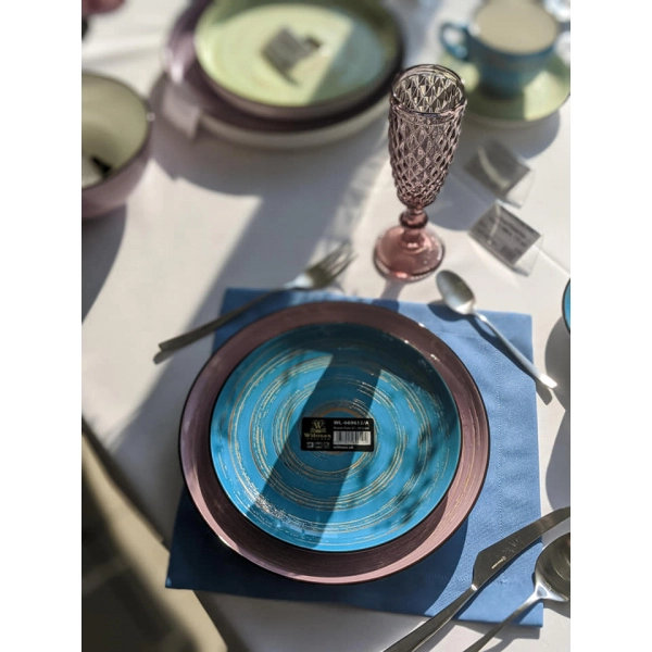 Wilmax Colourboom 20.5cm Round Plate 20.5 Cm, Blue