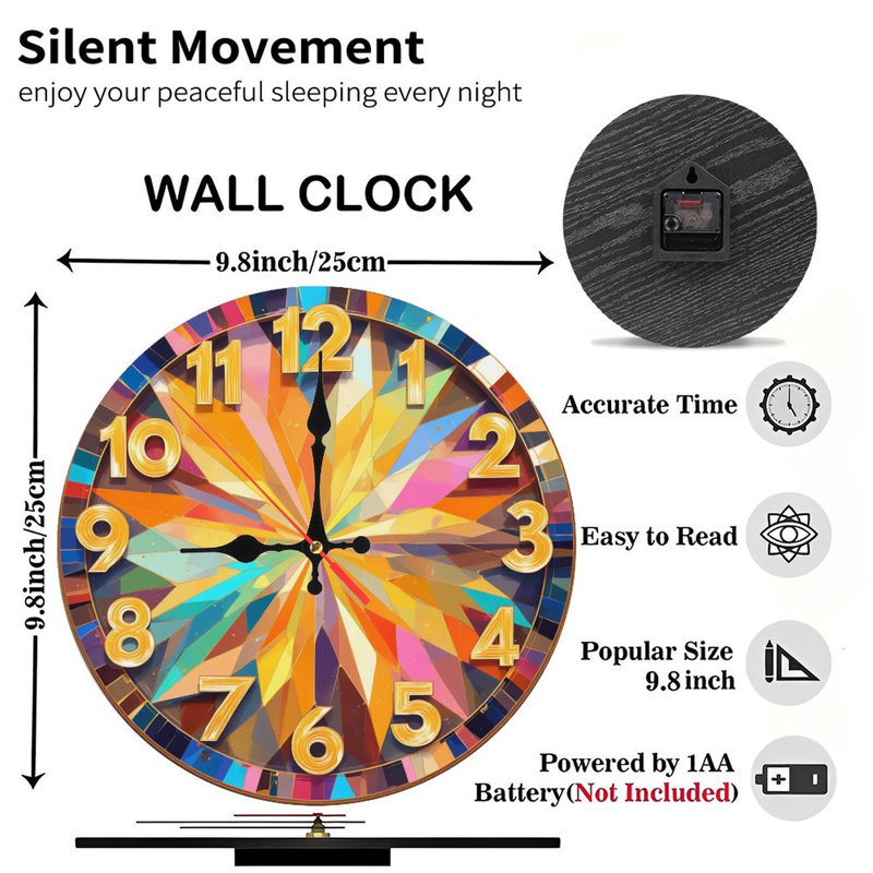  Horloge géométrique