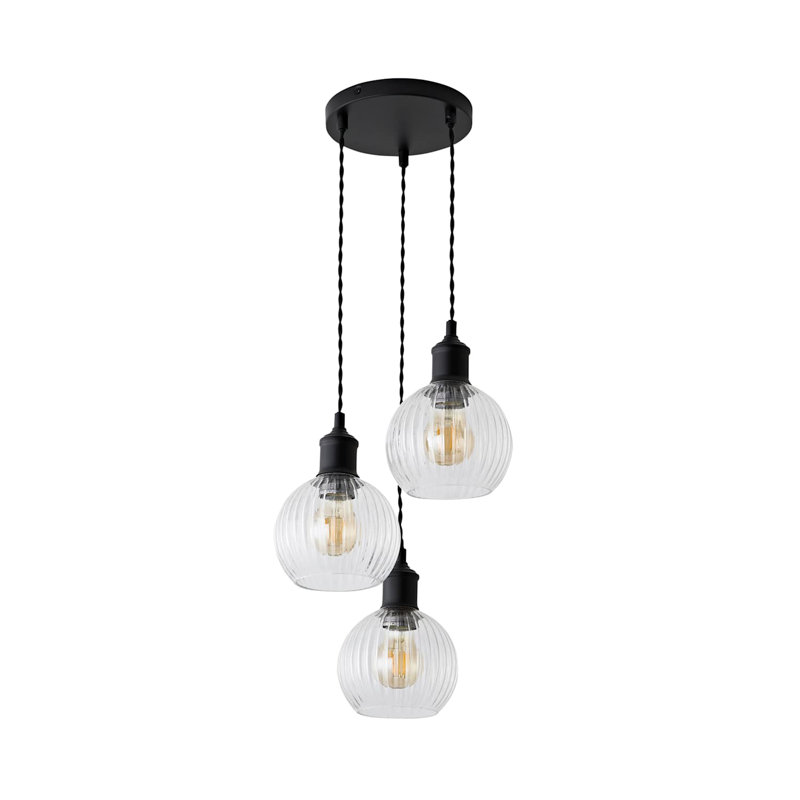 Albrey 3 - Light Pendant, Matte Black, No