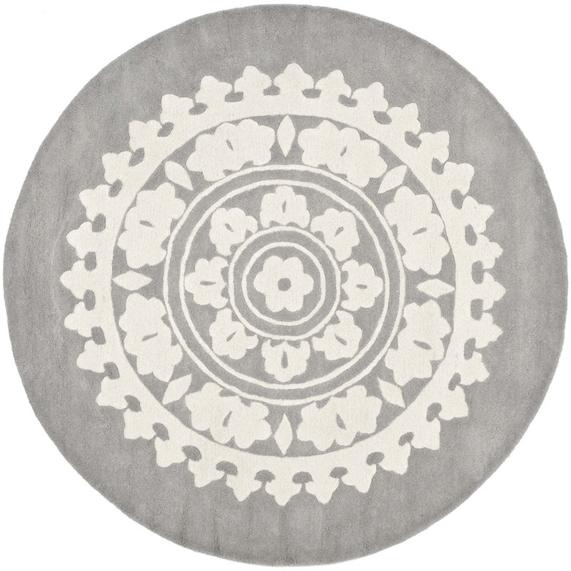 Camisa Hand Tufted Wool & Viscose Pile Geometric Rug