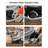 Non-electric kerosene heater with fuel gauge, 15000 BTU high-output portable kerosene stove, suitable for indoor and outdoor use, camping, cabins, workshops and emergency heating.