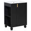 Meuble-lavabo 24 po avec lavabo, armoire de salle de bain avec tablette de porte, rangement latéral ouvert, structure en bois massif, porte à fermeture douce-115672100