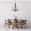 Lustre 9 lumières façon bougie Eden