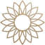 Médaillon de plafond en bois Daisy-59356298-59356312