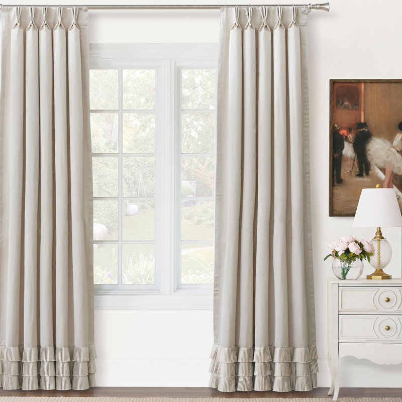 Romilly Room Darkening Curtain, 40" W x 120" L