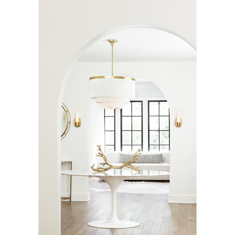Dixon 1 - Light Armed Sconce, Natural Brass