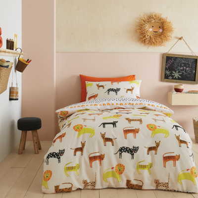 Khari Animals Cotton Duvet Cover Set