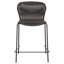 Chaise de comptoir brune en faux rotin (ensemble de 2)-2054546357