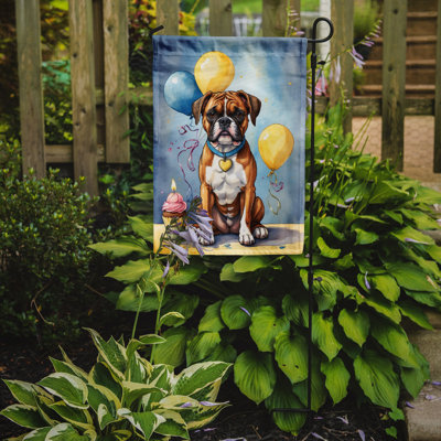 Drapeau de jardin «Happy Birthday»