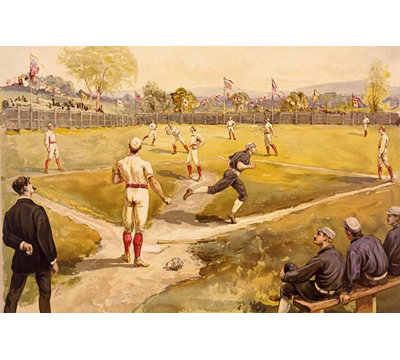 " Baseball " Graphic Art Print