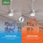 52" Brazos ENERGY STAR® 7-Blade Standard Ceiling Fan with Remote Control and LED Light Kit Included-95545116