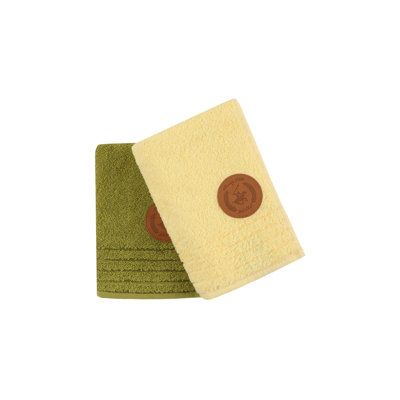 Ensemble de 2 essuie-mains 100% coton 2 pièces