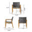 Fauteuil club Corrin