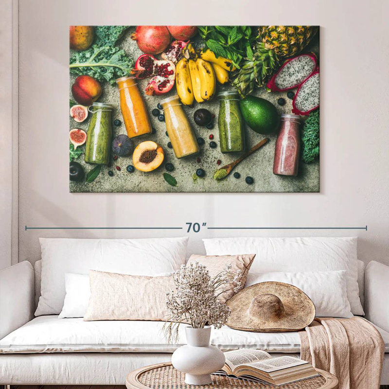Yarlin Bottled Fruit Smoothie, 34" H x 51" W