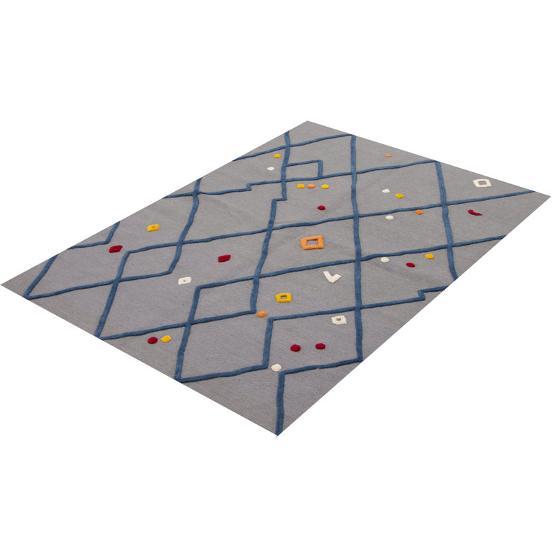 Wool Geometric Indoor Rug