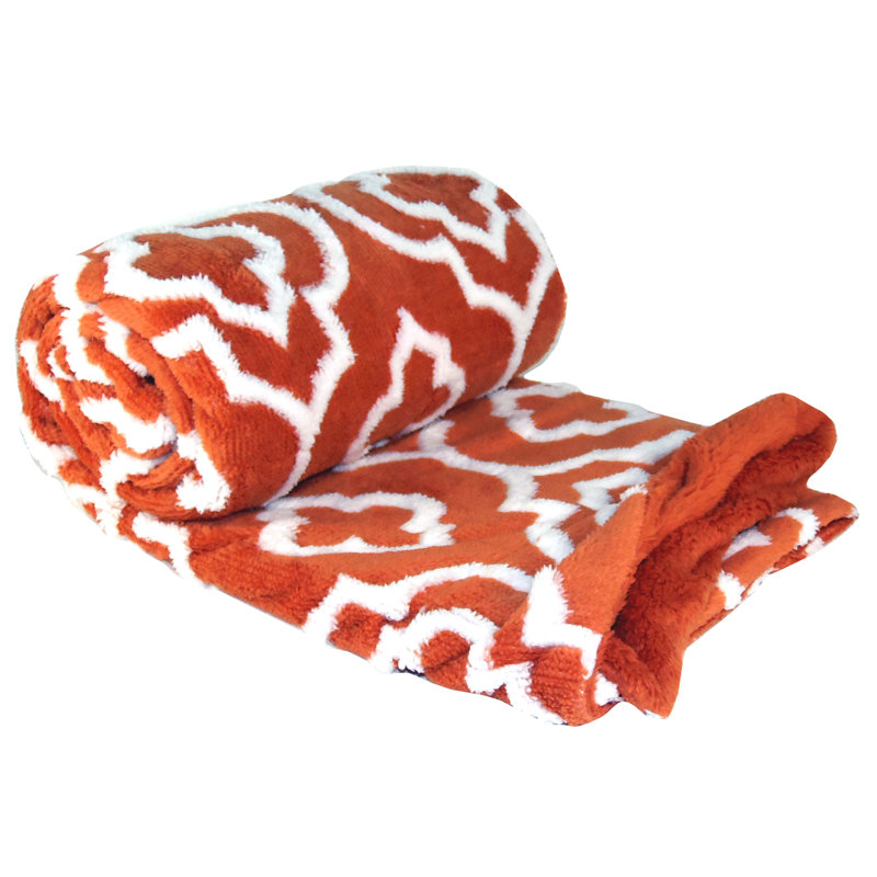 Throw Blanket, Burnt Orange
