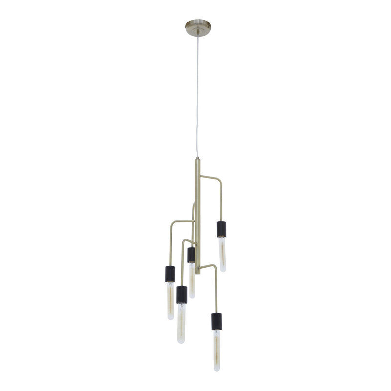Bonview 5 - Light Bulb Pendant, Antique Brass