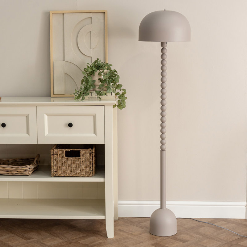 Brundon 145cm Silver Traditional Floor Lamp