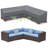 Waterproof Heavy Duty Patio V-Shaped Sectional Sofa Cover