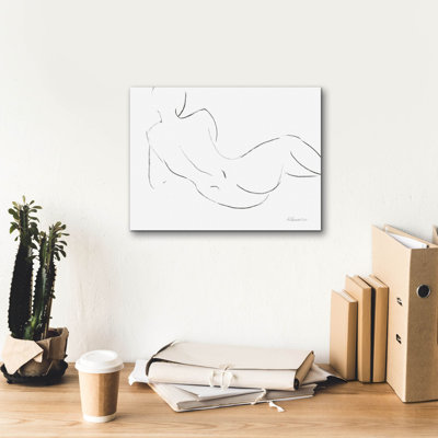 «Nude Sketch 3» par Albena Hristova, art mural sur toile