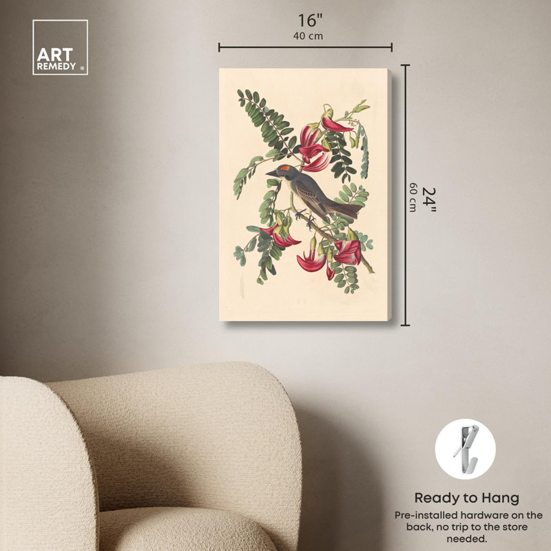 «Grey Tyrant», reproduction d'art sur toile par Art Remedy, H 24 po x l 16 po, Toile tendue avec châssis