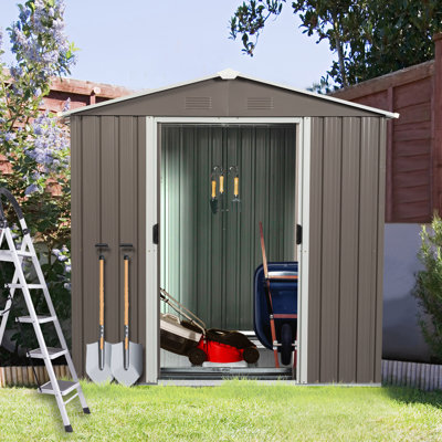 6Ft X 5Ft Outdoor Metal Storage Shed
