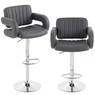 Swivel Yes Bar Stool with Steel Frame