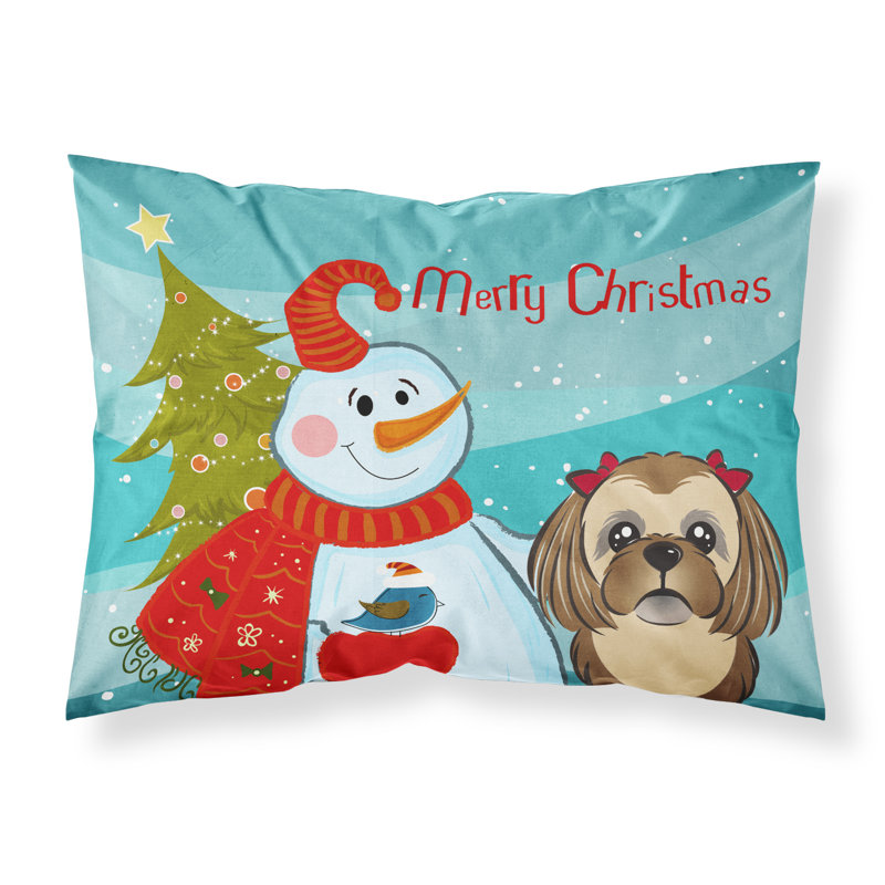 Microfiber, Chocolate Brown Shih Tzu