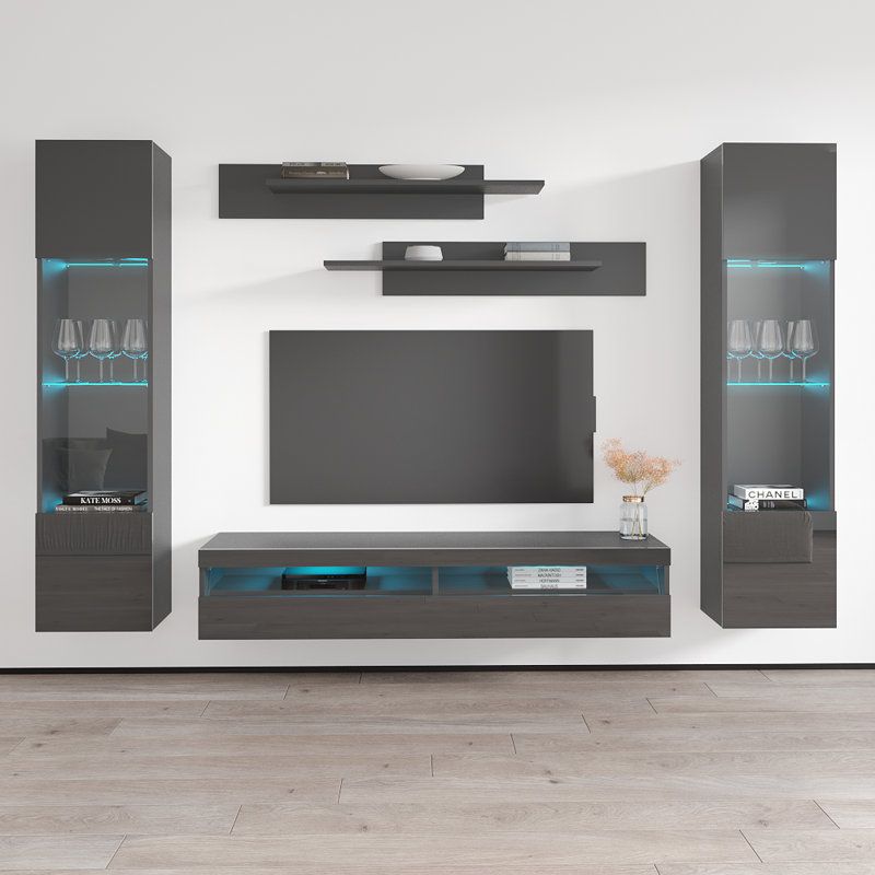 Meuble audio-vidéo Fly 100 A 35TV, Gris