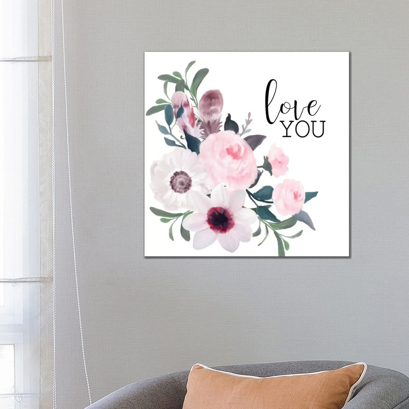 Love You by Kimberly Allen - Wrapped Canvas Gallery-Wrapped Canvas Giclée, 66.04cm H x 66.04cm W