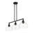 Virden 3 - Light Steel Dimmable Kitchen Island Geometric Chandelier-252646310