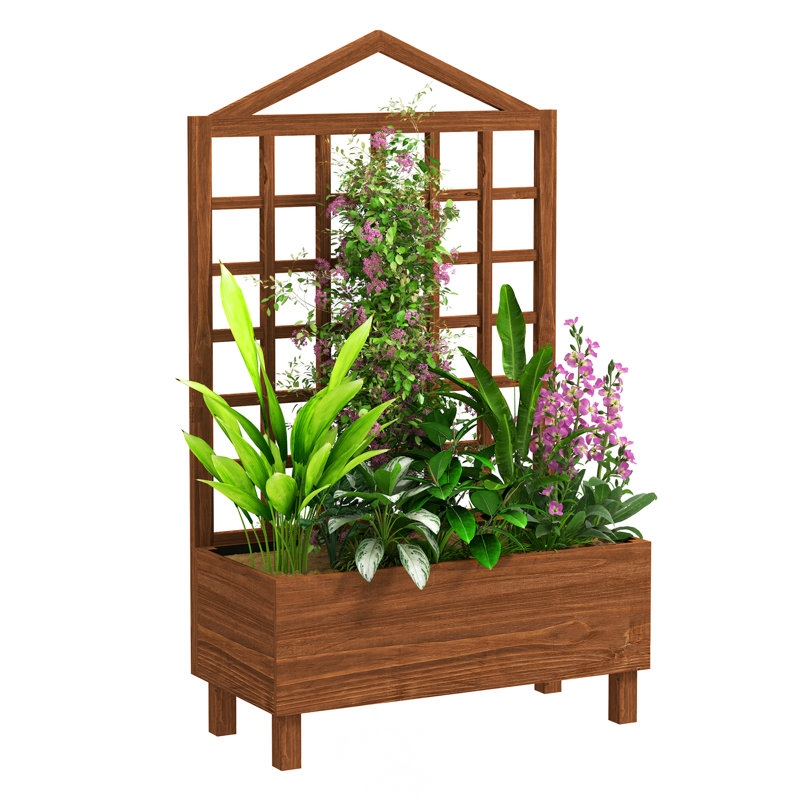 Wood Elevated Planter
