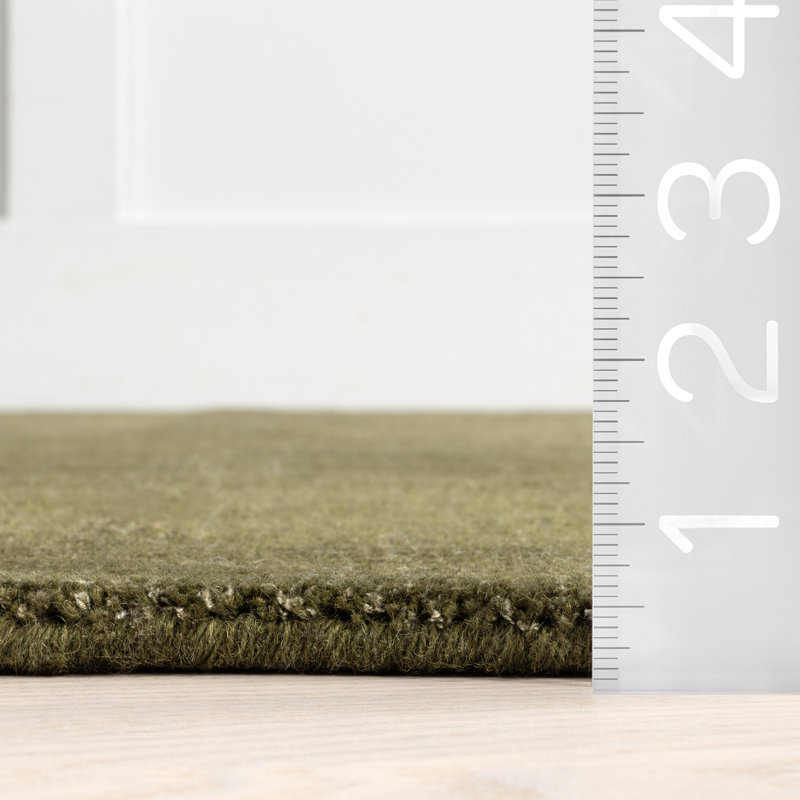 Tapis en mélange de laine Milchan, Rectangle de 5 pi x 8 pi