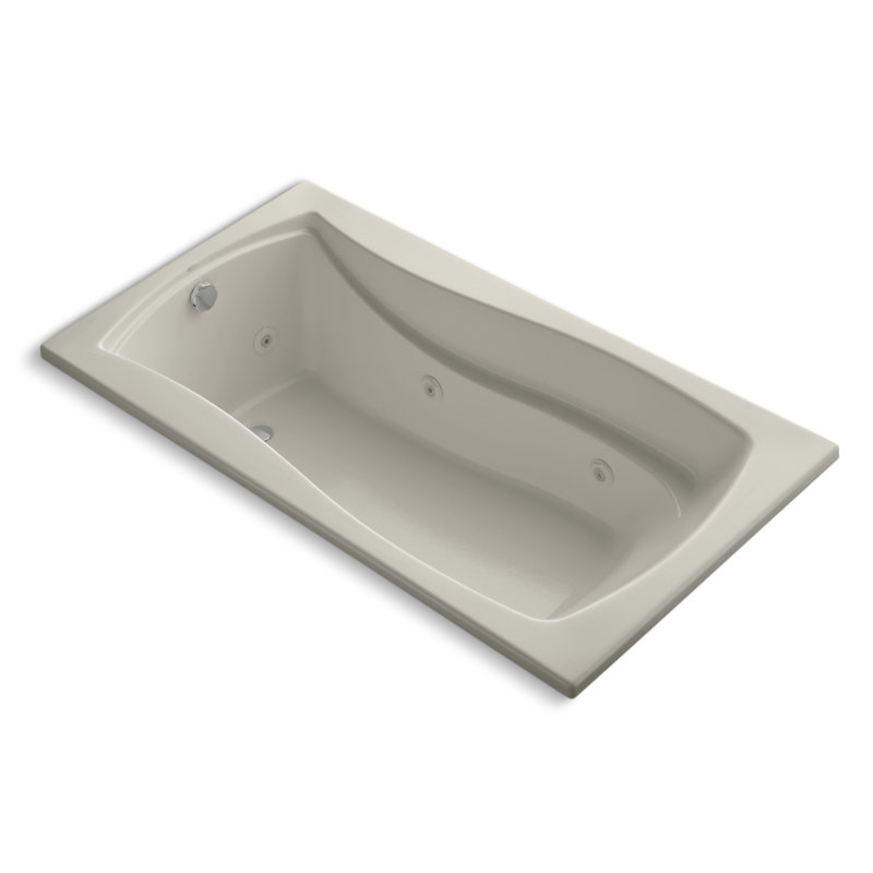 Mariposa 66" x 35.875" Whirpool Bathtub, Sandbar