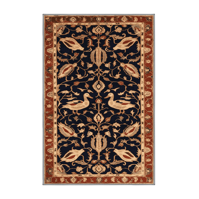 Tapis mauve lavable à la machine, Rectangle 2 pi x 3 pi