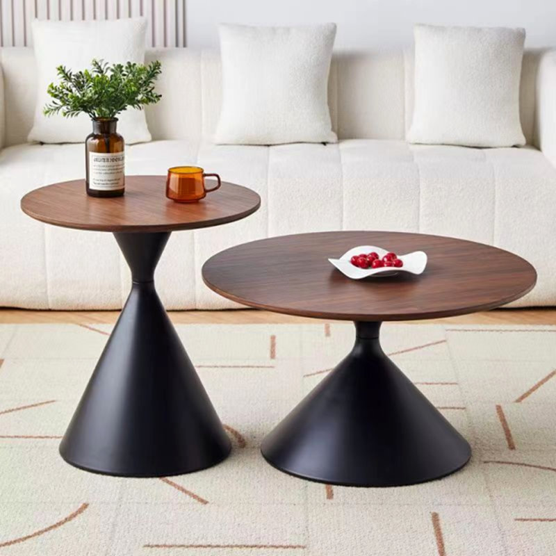Table basse Ehrentraud, Noyer, Noir, noir, noir, noir