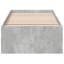 Vidaxl Bed Frame Concrete Grey-1423390114