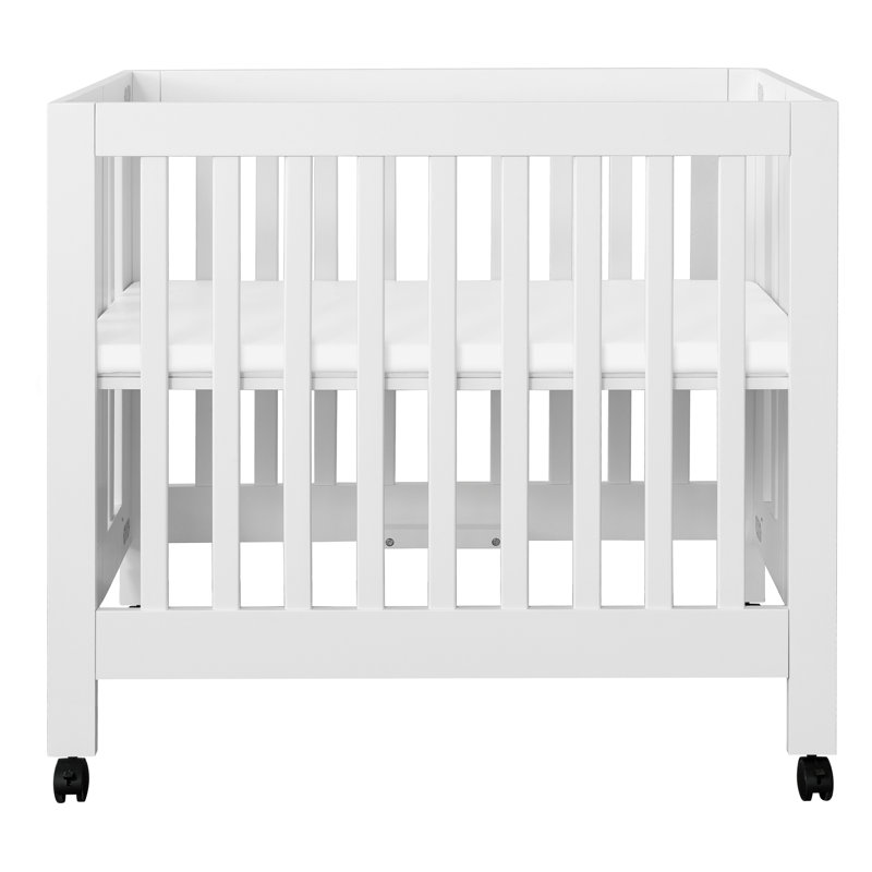 Origami Mini Portable Crib, White