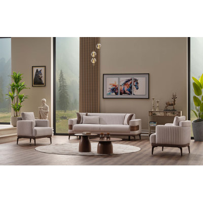 Epizz 3 - Piece Living Room Set