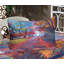 Multicolore drap-housse et coussin décoratif Ambesonne-106791209