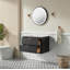 Meuble-lavabo flottant simple avec lavabo en céramique-84032124