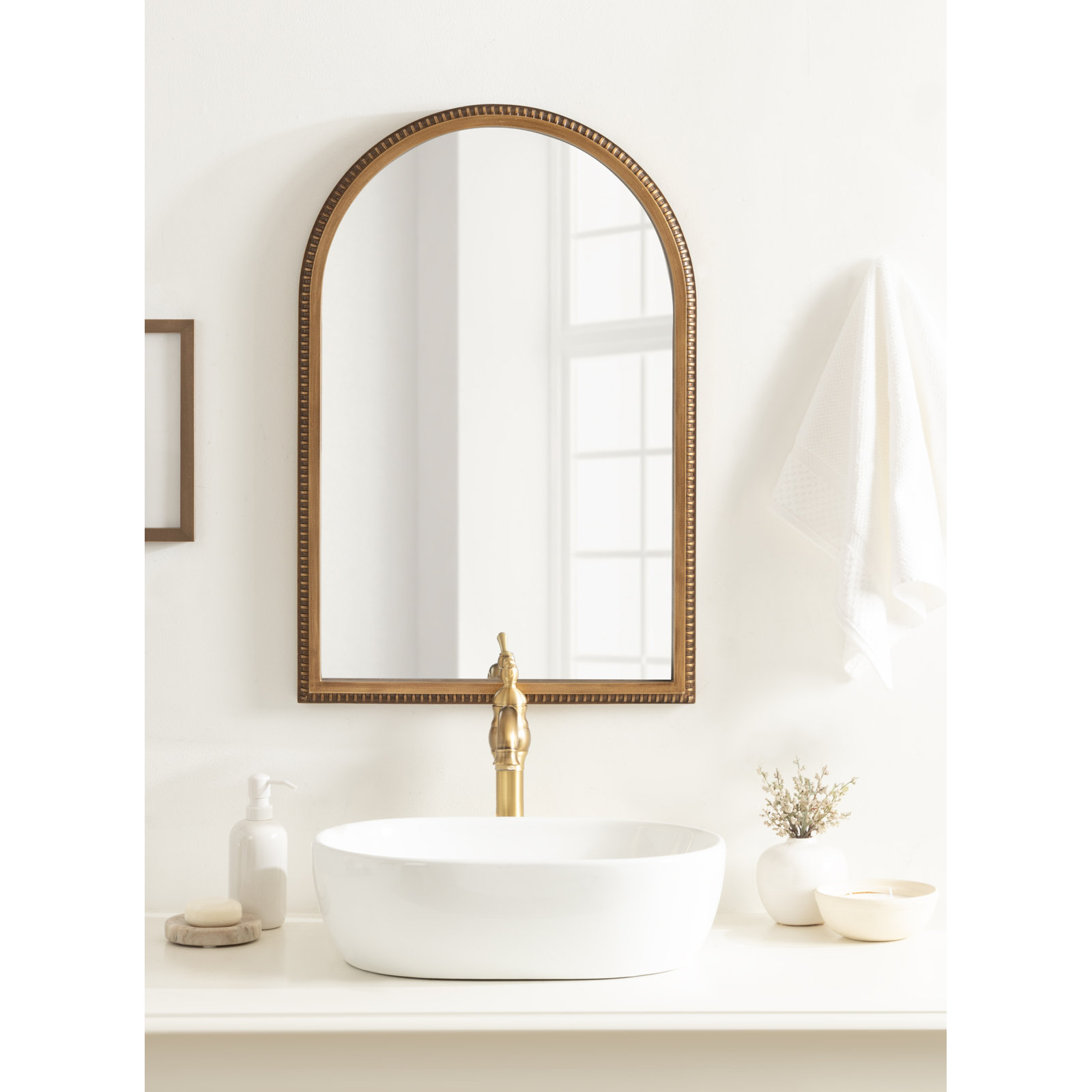 20" Accent Mirror, Gold