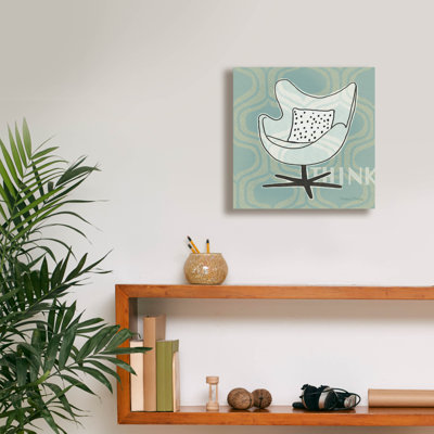 «Retro Chair 2 Think» par Michael Mullan, art mural sur toile